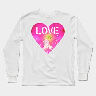 Love Heart Support Life Humanity Joy Caring Happiness Long Sleeve T-Shirt